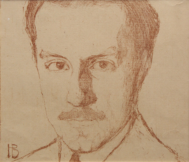 Надежда Войтинская. Портрет Мстислава Добужинского. 1909