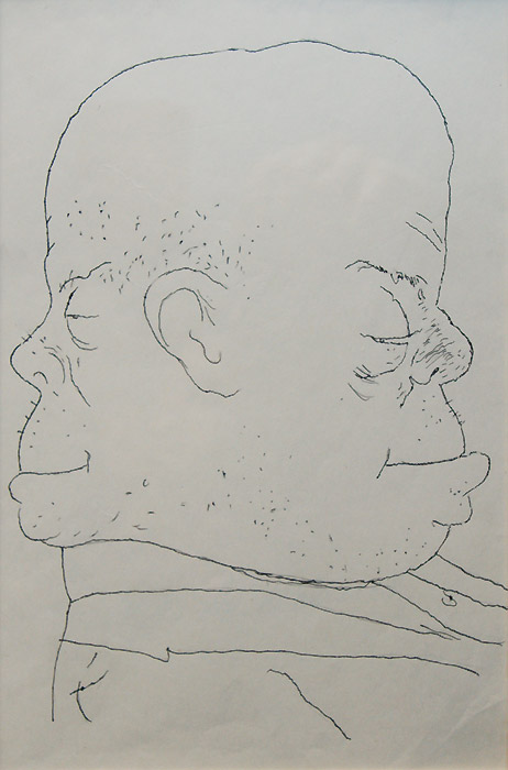 Кукрыниксы. Виктор Шкловский. Около 1930