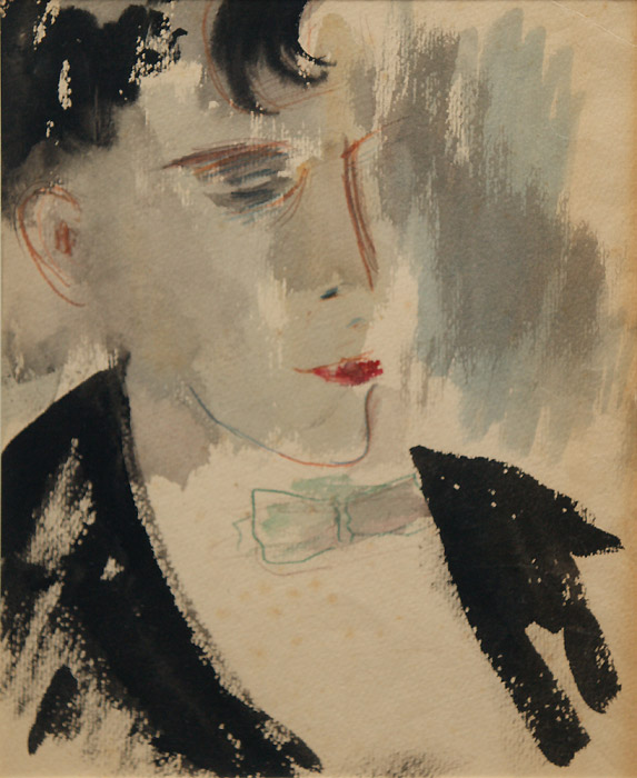 Ольга Гильдебрандт-Арбенина. Портрет Юрия Юркуна. 1920-е