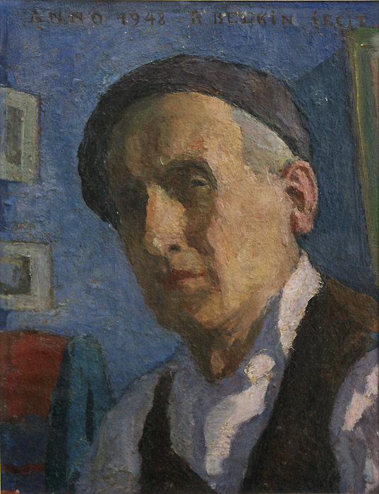 Вениамин Белкин. Автопортрет. 1948