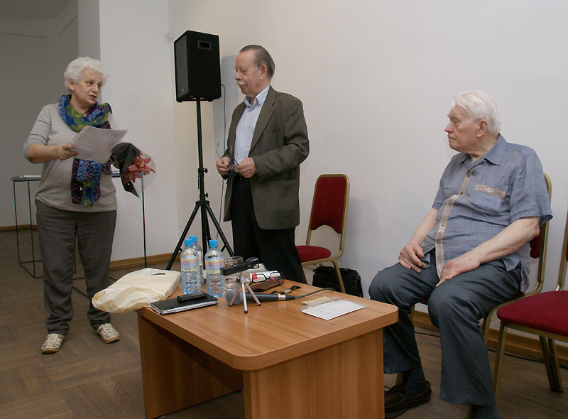 Татьяна Позднякова, Яков Гордин, Борис Егоров