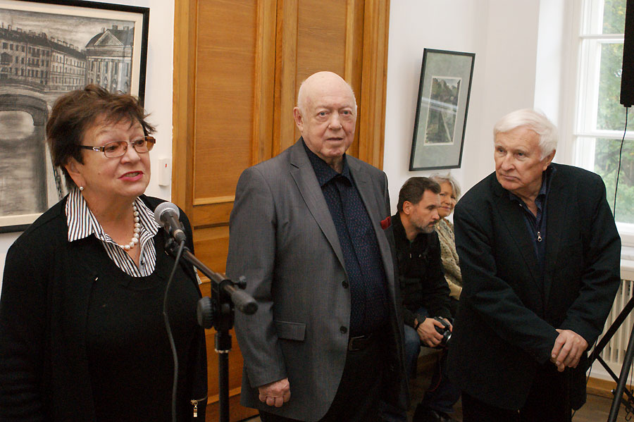 Нина Попова, Борис Мессерер, Эдуард Кочергин
