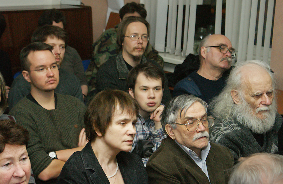 Елена Динабург, Сергей Стратановский, Леонид Симоновский